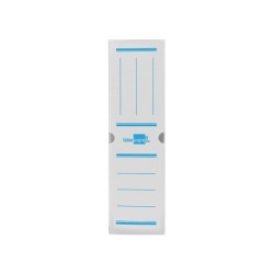 Caja archivo definitivo plastico liderpapel lomo 100 mm blanco 360x100x260 mm