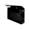 Caja archivo definitivo plastico liderpapel lomo 100 mm negro 360x100x260 mm