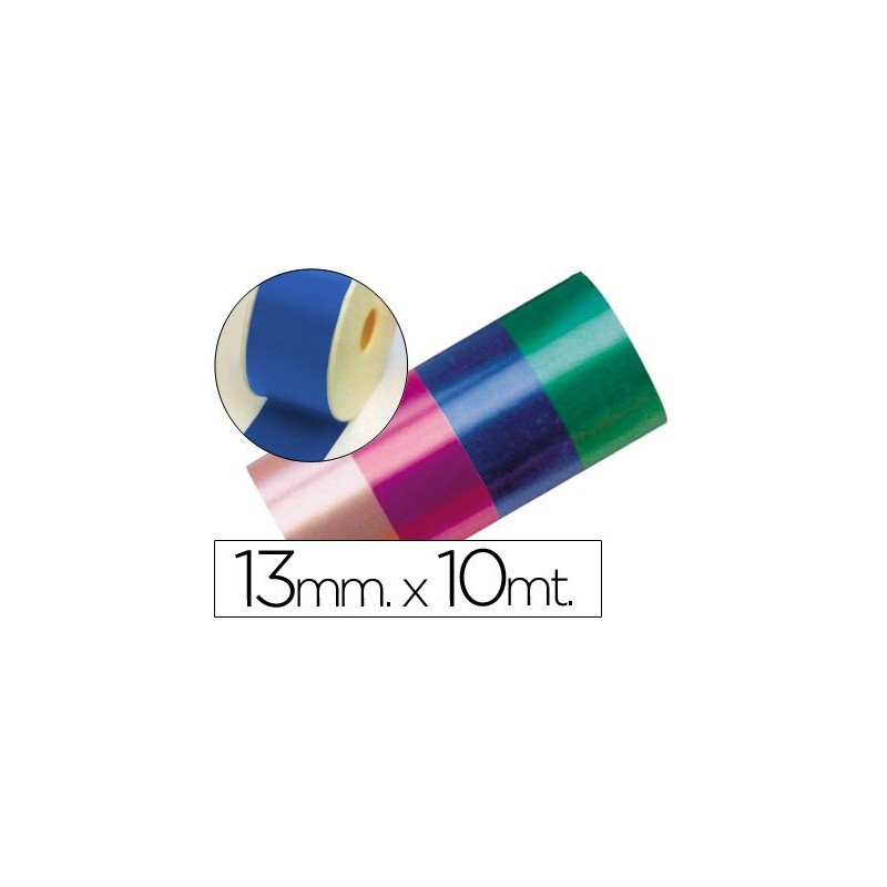 Cinta fantasia 10 mt x 13 mm azul