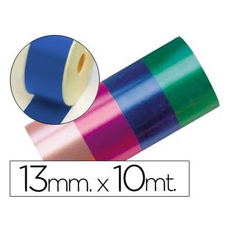 Cinta fantasia 10 mt x 13 mm azul