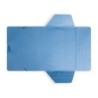 Carpeta liderpapel gomas cuarto 3 solapas carton pintado azul