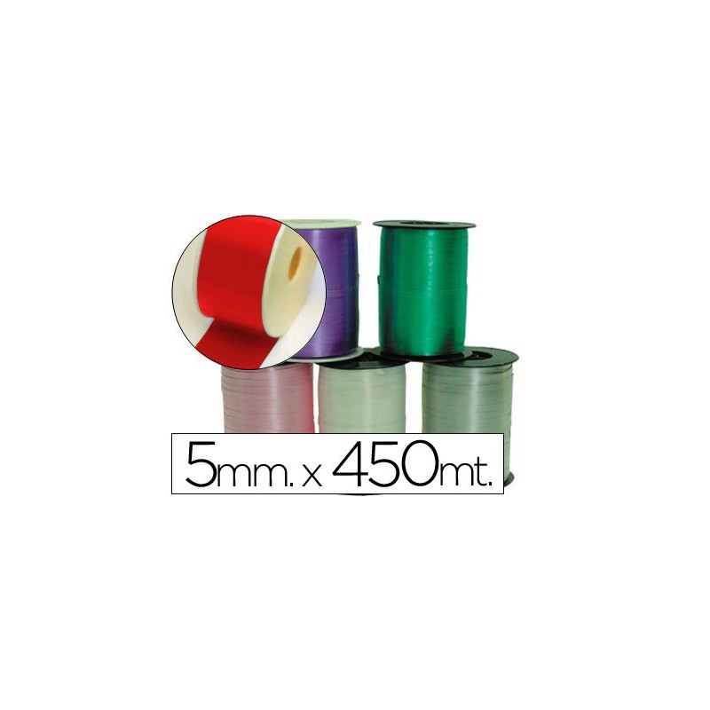 Cinta fantasia 500 mt x 5 mm rojo