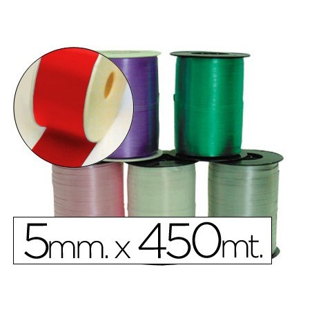 Cinta fantasia 500 mt x 5 mm rojo