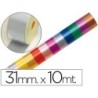 Cinta fantasia 10 mt x 31 mm plata