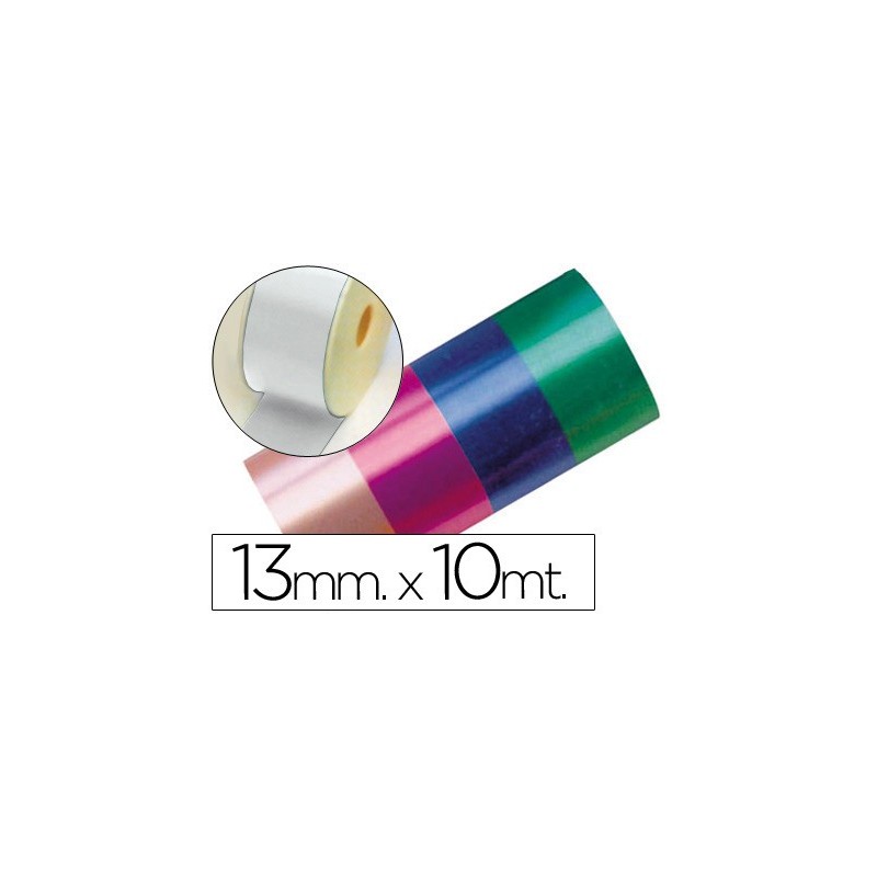 Cinta fantasia 10 mt x 13 mm blanco