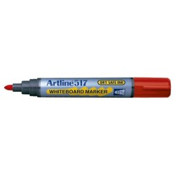 Rotulador artline pizarra ek-517 rojo punta redonda 2 mm tinta de bajo olor