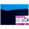 Cartulina liderpapel 50x65 cm 235g/m2 metalizada azul
