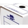 Caja archivo definitivo liderpapel 106 listados de ordenador carton reciclado 325g/m2 blanco 430x116x316 mm