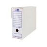 Caja archivo definitivo liderpapel 106 listados de ordenador carton reciclado 325g/m2 blanco 430x116x316 mm