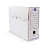 Caja archivo definitivo liderpapel 106 listados de ordenador carton reciclado 325g/m2 blanco 430x116x316 mm