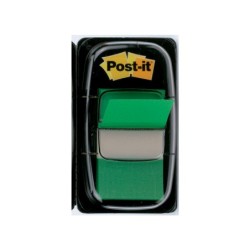 Banderitas separadoras 680-3 verdes dispensador de 50 unidades
