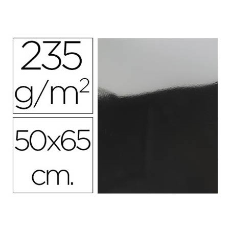 Cartulina liderpapel 50x65 cm 235g/m2 metalizada plata
