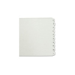 Separador alfabetico multifin 3003 plastico cuarto apaisado