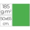 Cartulina guarro verde manzana 50x65 cm 185 gr