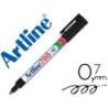 Rotulador artline marcador permanente ek-700 negro punta redonda 0.7 mm papel metal y cristal
