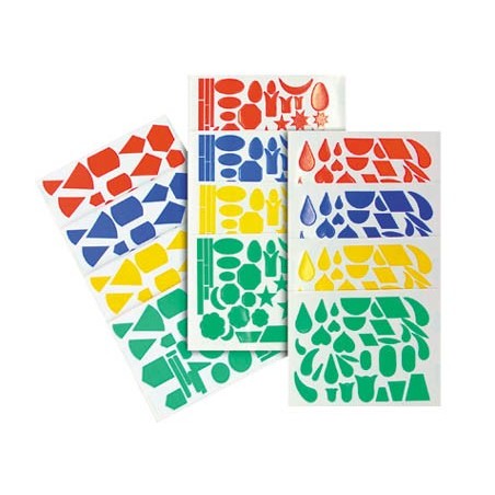 Gomets figuras surtidas 706 bolsa de 20 hojas