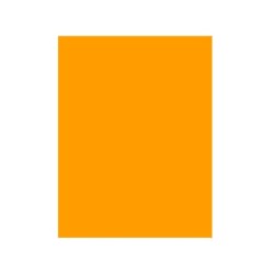 Cartulina fluorescente naranja 50x65 cm 230 gr