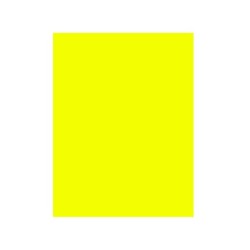 Cartulina fluorescente amarilla 50x65 cm 230 gr