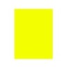 Cartulina fluorescente amarilla 50x65 cm 230 gr
