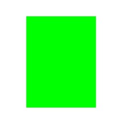 Cartulina fluorescente verde 50x65 cm 230 gr