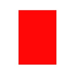 Cartulina fluorescente roja 50x65 cm 230 gr