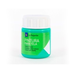 Pintura para tela la pajarita verde esmeralda 25 ml
