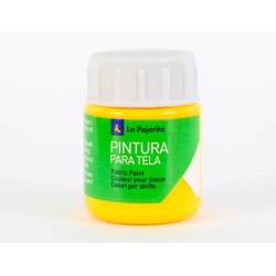 Pintura para tela la pajarita amarillo real 25 ml
