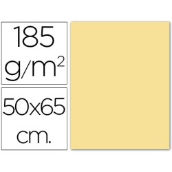 Cartulina guarro crema 50x65 cm 185 gr