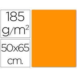 Cartulina guarro naranja 50x65 cm 185 gr