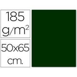 Cartulina guarro verde amazona 50x65 cm 185 gr