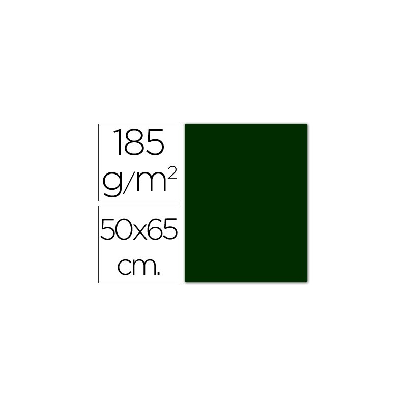 Cartulina guarro verde amazona 50x65 cm 185 gr Cartulina guarro verde amazona 50x65 cm 185 gr