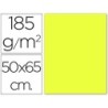 Cartulina guarro amarillo limon 50x65 cm 185 gr