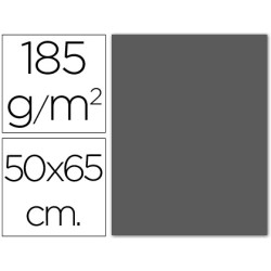 Cartulina guarro gris plomo 50x65 cm 185 gr