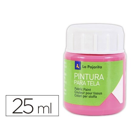 Pintura para tela la pajarita magenta 25 ml
