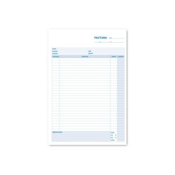 Talonario liderpapel facturas folio original y copia t223 con i.v.a.
