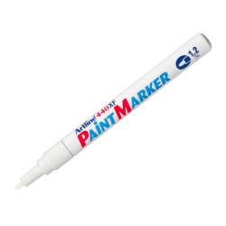 Rotulador artline marcador permanente ek-440 xf blanco punta redonda 1.2 mm metal caucho y plastico