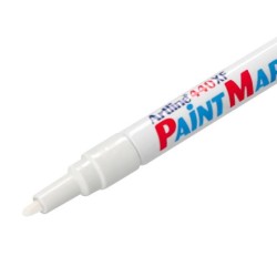 Rotulador artline marcador permanente ek-440 xf blanco punta redonda 1.2 mm metal caucho y plastico
