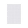 Recambio liderpapel a4 100 hojas 60g/m2 cuadro 4mm con margen sin taladros