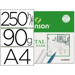 Papel vegetal guarro din a4 90-95 gr hoja