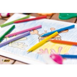 Lapices cera plastidecor caja de 18 colores surtidos
