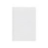 Recambio liderpapel a4 100 hojas 60g/m2 horizontal con margen 4 taladros
