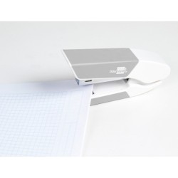 Grapadora liderpapel con regalo de extraegrapas y caja de 1000 grapas 26/6 capacidad 20h color gris