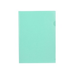 Carpeta liderpapel dossier uñero polipropileno din a4 verde manzana opaco 20 hojas