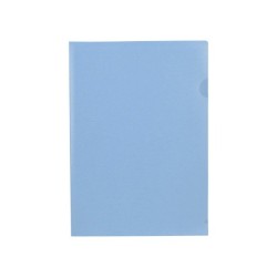 Carpeta liderpapel dossier uñero polipropileno din a4 celeste opaco 20 hojas