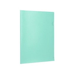 Carpeta liderpapel dossier uñero polipropileno din a4 verde manzana opaco 20 hojas