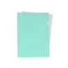 Carpeta liderpapel dossier uñero polipropileno din a4 verde manzana opaco 20 hojas