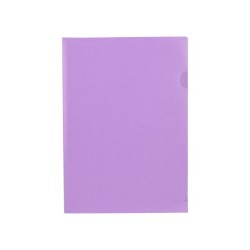 Carpeta liderpapel dossier uñero polipropileno din a4 lavanda opaco 20 hojas