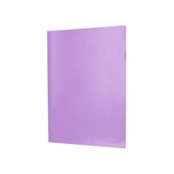 Carpeta liderpapel dossier uñero polipropileno din a4 lavanda opaco 20 hojas