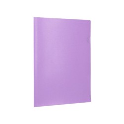 Carpeta liderpapel dossier uñero polipropileno din a4 lavanda opaco 20 hojas