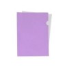 Carpeta liderpapel dossier uñero polipropileno din a4 lavanda opaco 20 hojas